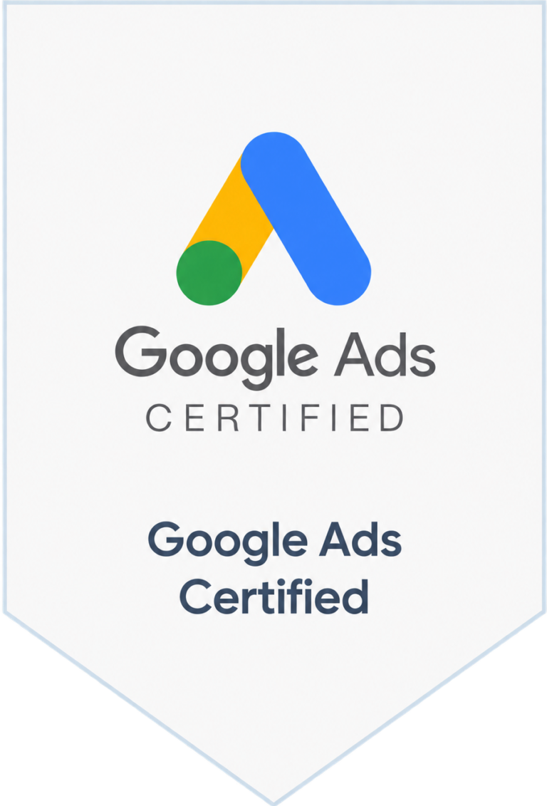 Google Ads certified pennant
